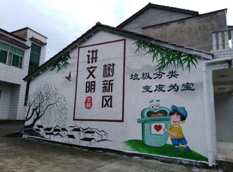 临颍墙绘是现在流行的墙体广告